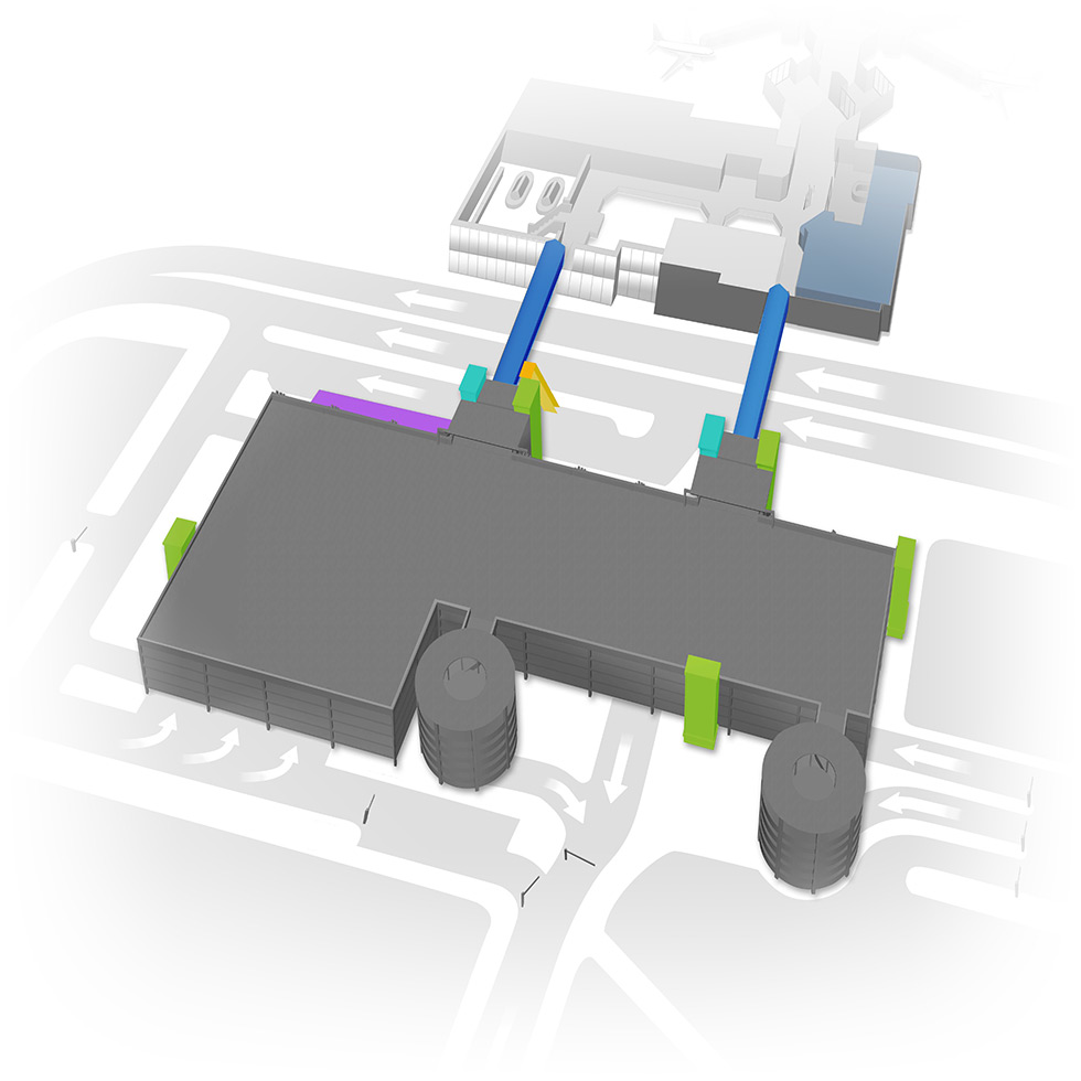 Huntsville International Airport Parking Map